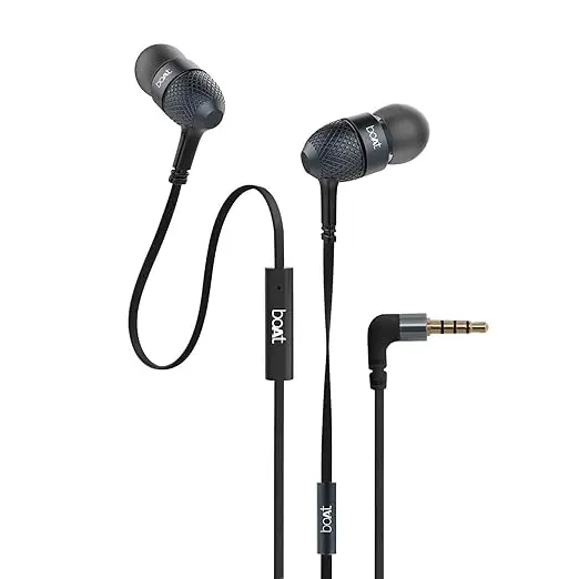 Boat BassHeads 225 in-Ear Super Extra Bass Headphones (Black) 