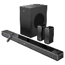 ZEBRONICS Juke BAR 9510WS PRO Dolby 5.1 Soundbar, Dolby Audio, 600 Watts, Wireless (Dual Rear Satellites & 6.5" Subwoofer), Triple Driver Soundbar, Bluetooth v5.1 | HDMI (ARC) | Optical | USB | AUX